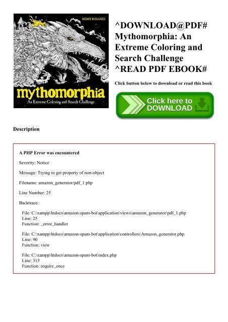 Download Download Pdf Mythomorphia An Extreme Coloring And Search Challenge Read Pdf Ebook