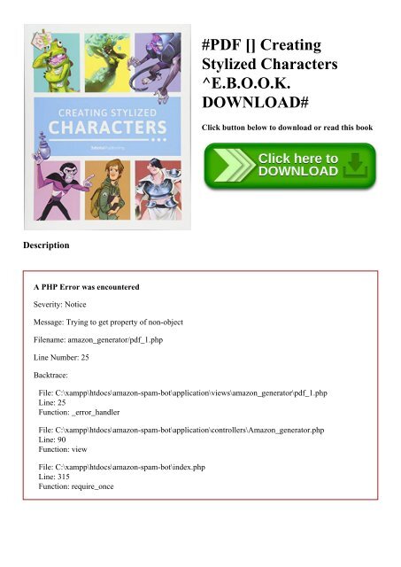 creating stylized characters book creating stylized characters book