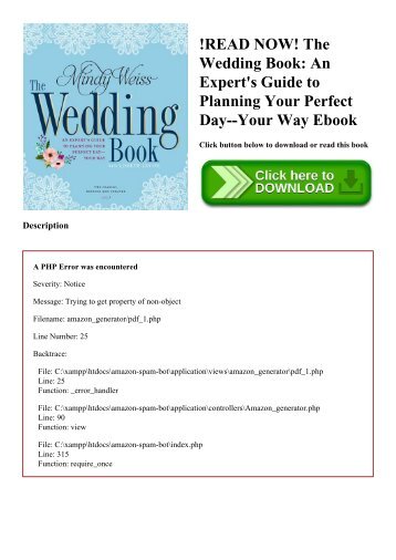 e book the wedding book an expert s guide to planning your perfect