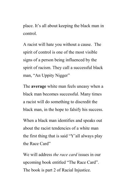 Racial Injustice eBOOK