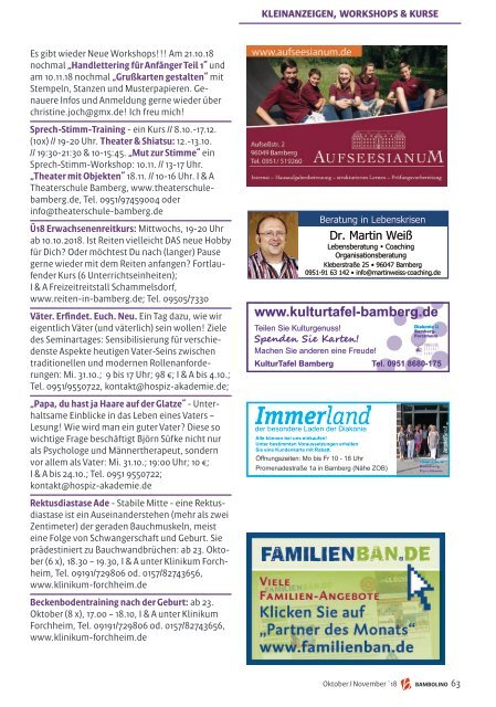 Bambolino - das Familienmagazin für Bamberg und Region
