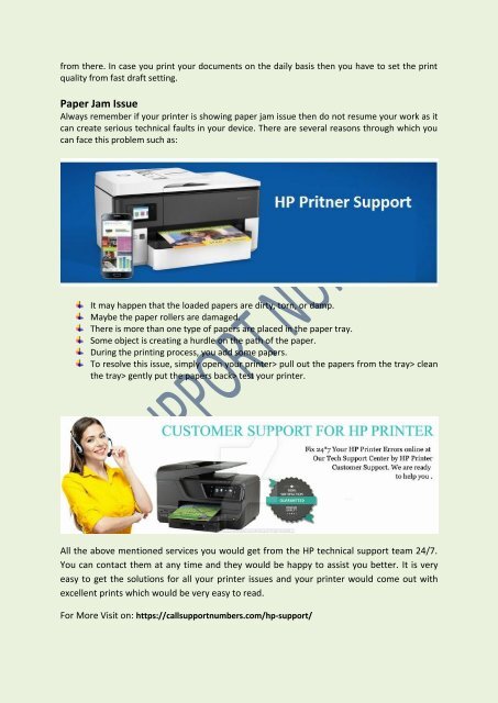 HP Printer Technical Support Number