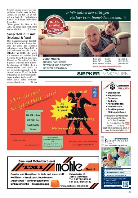 Kurier Isenbüttel Oktober 2018