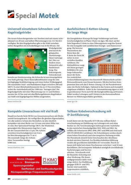 antriebstechnik 10/2018