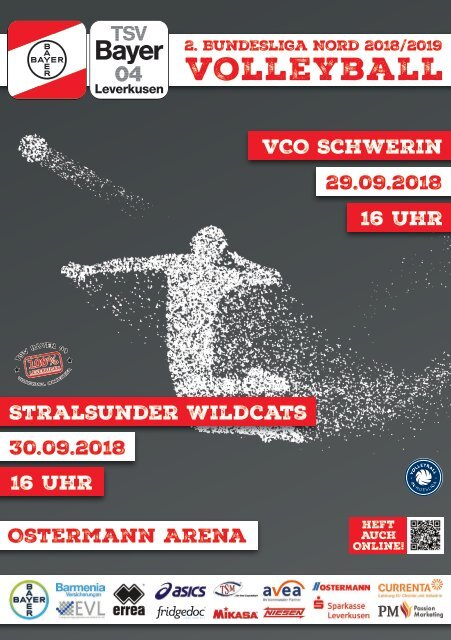 Spieltagsnews Nr. 2 gegen VCO Schwerin & Stralsunder Wildcats