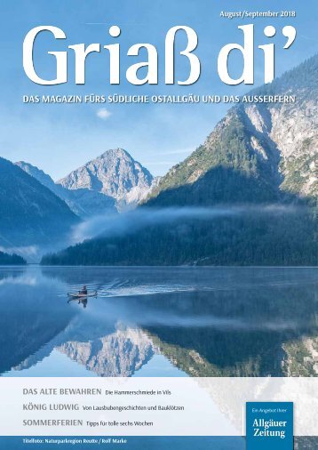 Griaß di' Magazin - August/September 2018