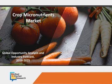 Crop Micronutrients Market