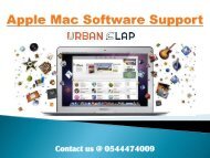   Grab the Apple Mac Software Support in Dubai, Call 0544474009