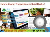 How to Search Transactions in QuickBooks