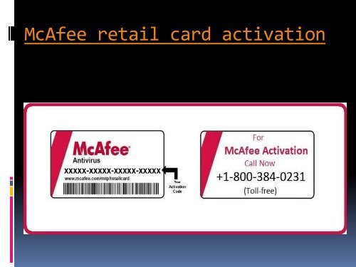 www.mcafee.com/activate 