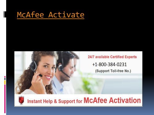 www.mcafee.com/activate 