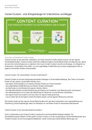 Content Curation - eine Erfolgsstrategie fuer Unternehmen und Blogger