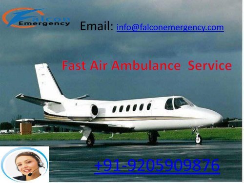 Comfortable and Secure Air Ambulance Service in Delhi with ICU Setup
