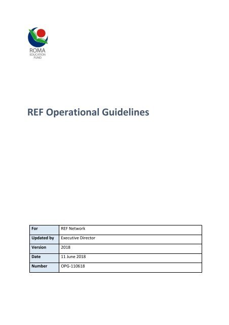 2018-06-11 REF Operational Guidelines