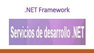 Servicios de desarrollo .NET