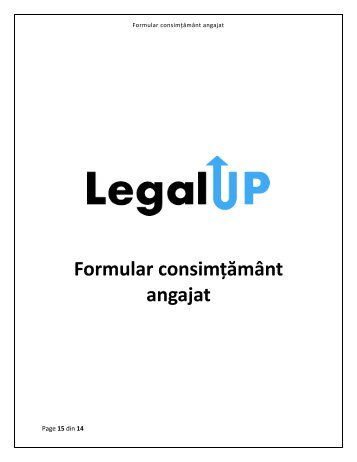 1. Formular consimțământ angajat