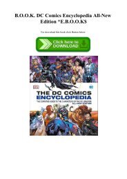 READ B.O.O.K. DC Comics Encyclopedia All-New Edition E.B.O.O.K$