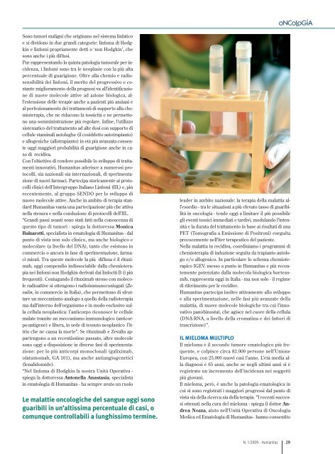 Farmaci biologici - Istituto Clinico Humanitas