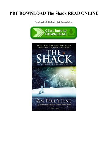 PDF DOWNLOAD The Shack READ ONLINE