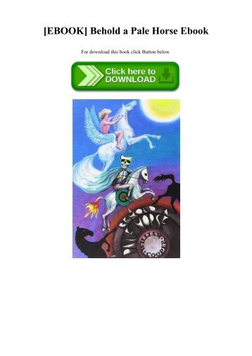 Behold a pale horse ebook