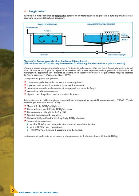 processi estensivi di depurazione delle acque reflue guid a