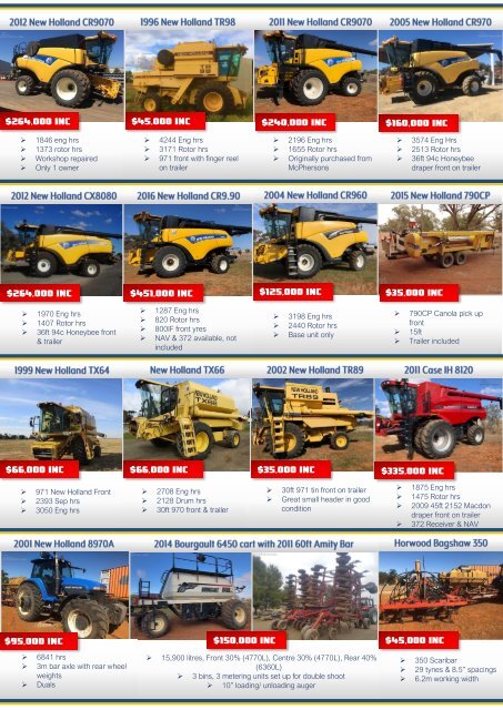 Used Machinery Newsletter