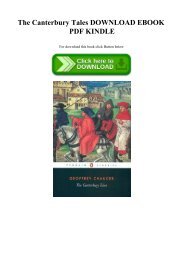 EBOOK The Canterbury Tales DOWNLOAD EBOOK PDF KINDLE