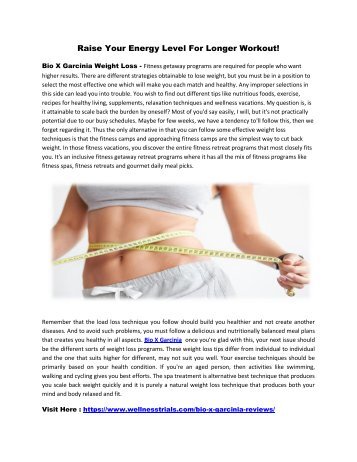  Bio X Garcinia Reviews : Natural & 100% Safe Way To Loss Extra Weight!