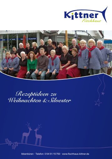Rezeptideen zu Weihnachten & Silvester - Fischhaus Kittner