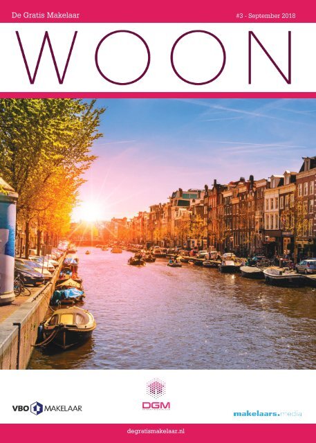 De Gratis Makelaar WOON magazine, uitgave #4 - 2018