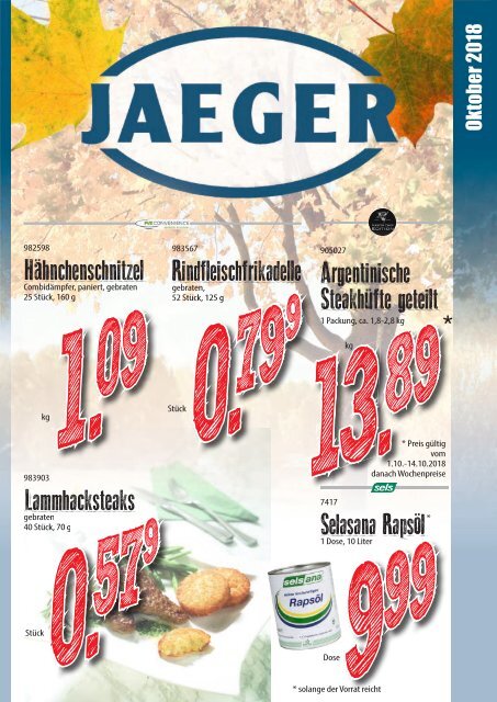 JAEGER Oktober 2018