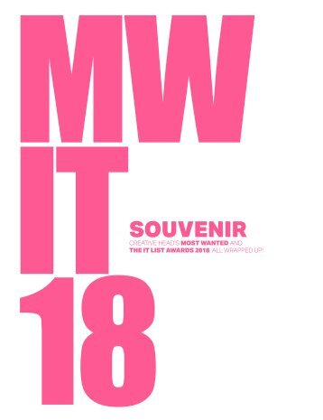 Most Wanted and The It List Souvenir Guide2018