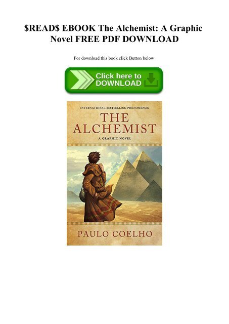 the alchemist pdf