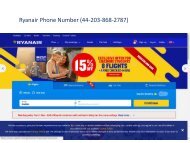 IS #Ryanair phone number 44-203-868-2787 customer service ?