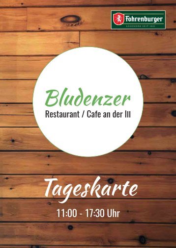 Bludenzer Tageskarte 