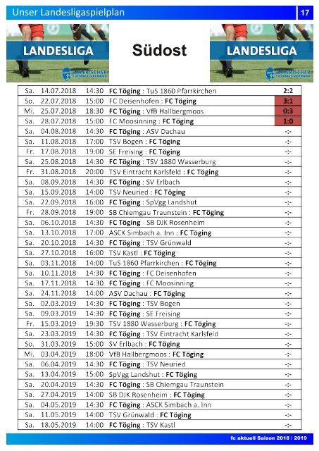 "fc aktuell" Saison 2018-19 Ausgabe 3