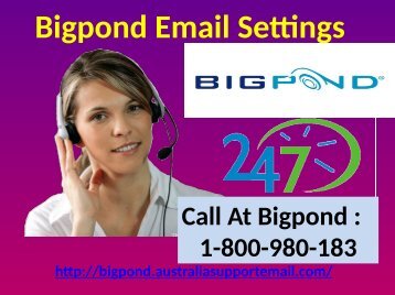 Activate Spam Filter By Updating Bigpond Email Settings| 1-800-980-183