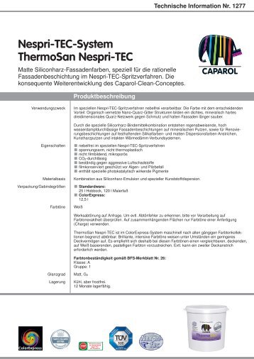 Nespri-TEC-System ThermoSan Nespri-TEC - Caparol