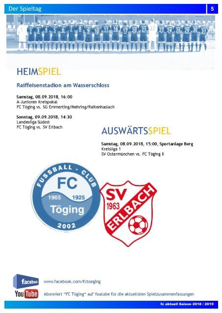 "fc aktuell" Saison 2018-19 Ausgabe 5