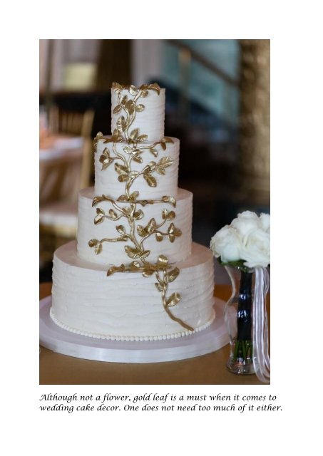 Adorable Flower Inspired Ideas to Decorate the Wedding Cake