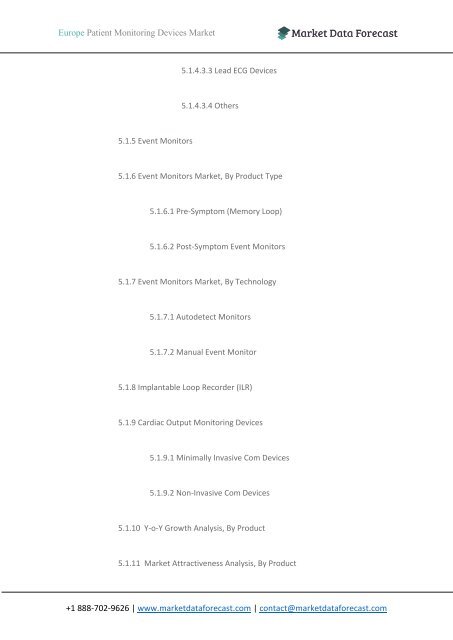 Europe Patient Monitoring Devices Market 2018
