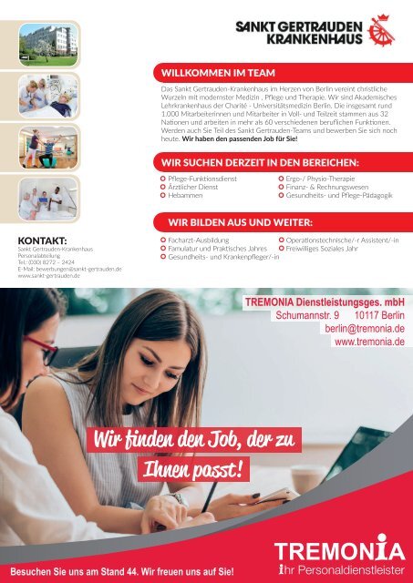 JOBMESSE-ZEITUNG zur Jobmesse Berlin am 18. Oktober 2018