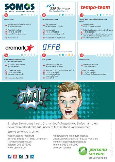 JOBMESSE-ZEITUNG der Jobmesse Frankfurt am Main am 17. Oktober 2018