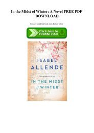 EBOOK In the Midst of Winter A Novel FREE PDF DOWNLOAD
