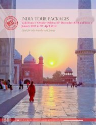 India Tour Packages - valid from 1oct-20dec2018 and from 1jan-30apr2019