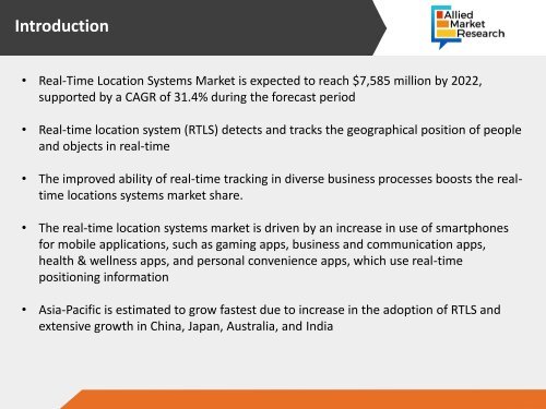 Real-Time Location Systems (RTLS) Market