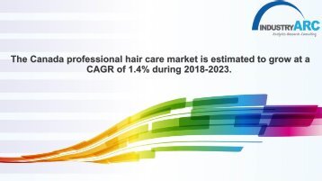 Canada Professional Hair Care Market