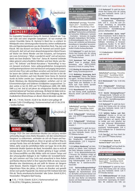 wasistlos Bad Füssing Magazin Oktober 2018