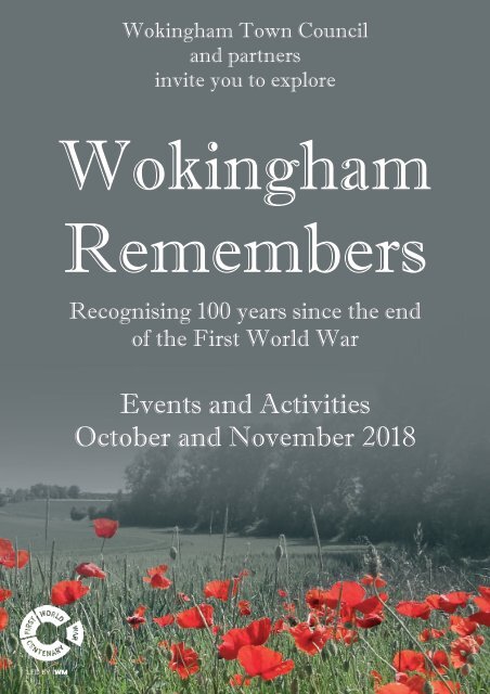 Wokingham Remembers Booklet 2018 small