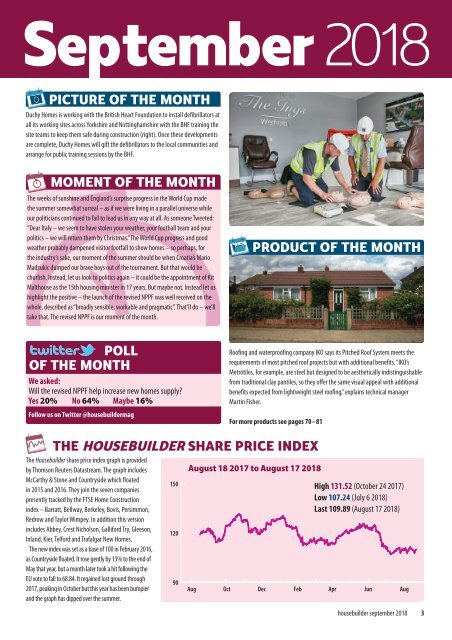 Housebuilder Sept 2018